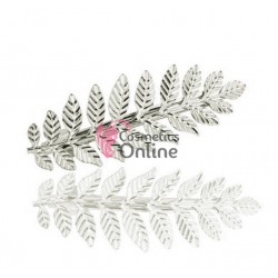 Agrafa pentru par metalica AGF032DD - Argintie model frunza